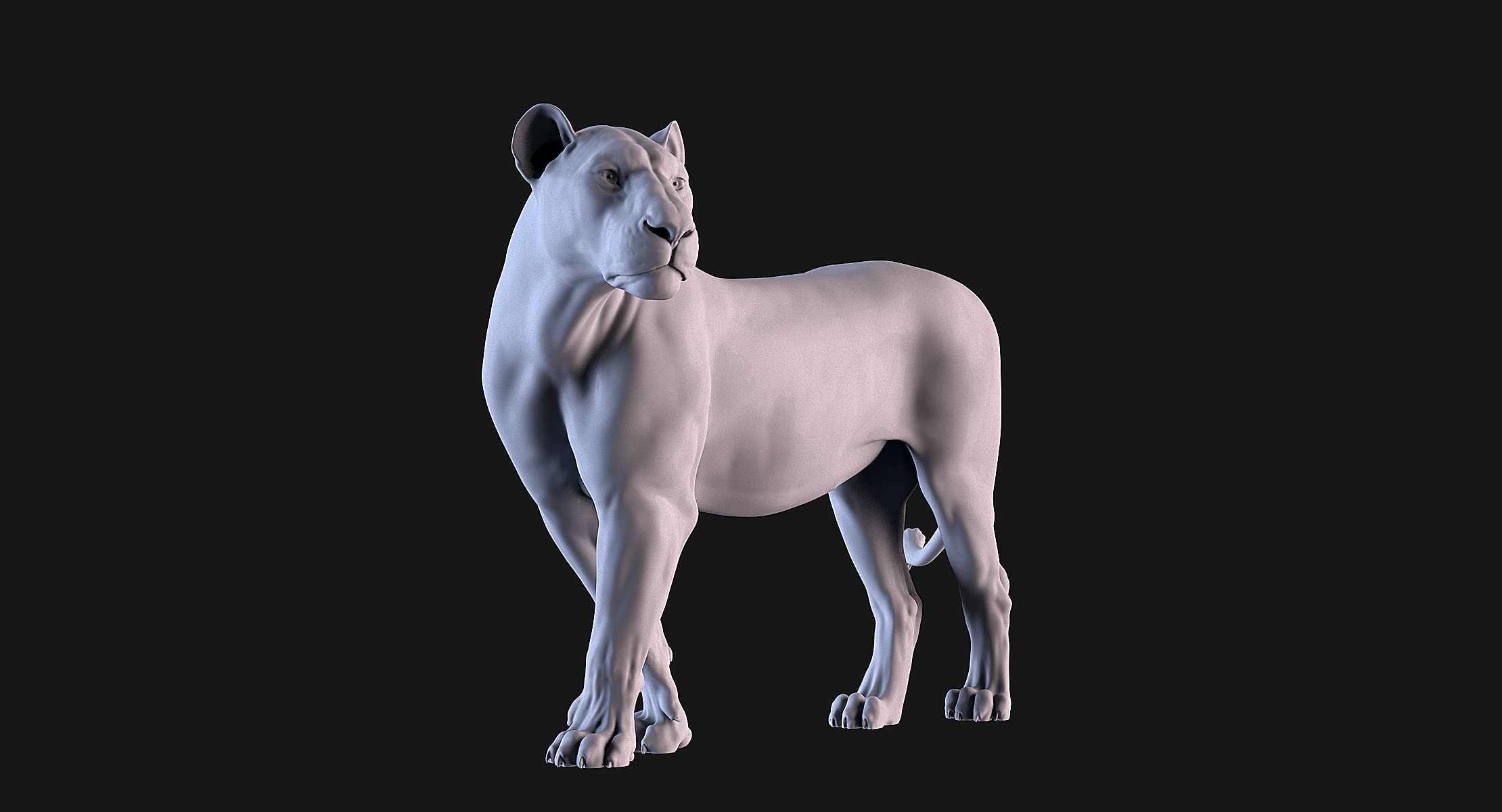 Lions 3D print model_8