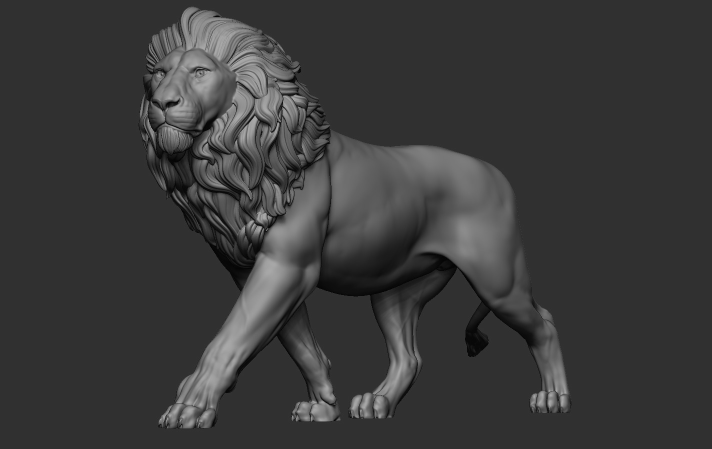 Lions 3D print model_11