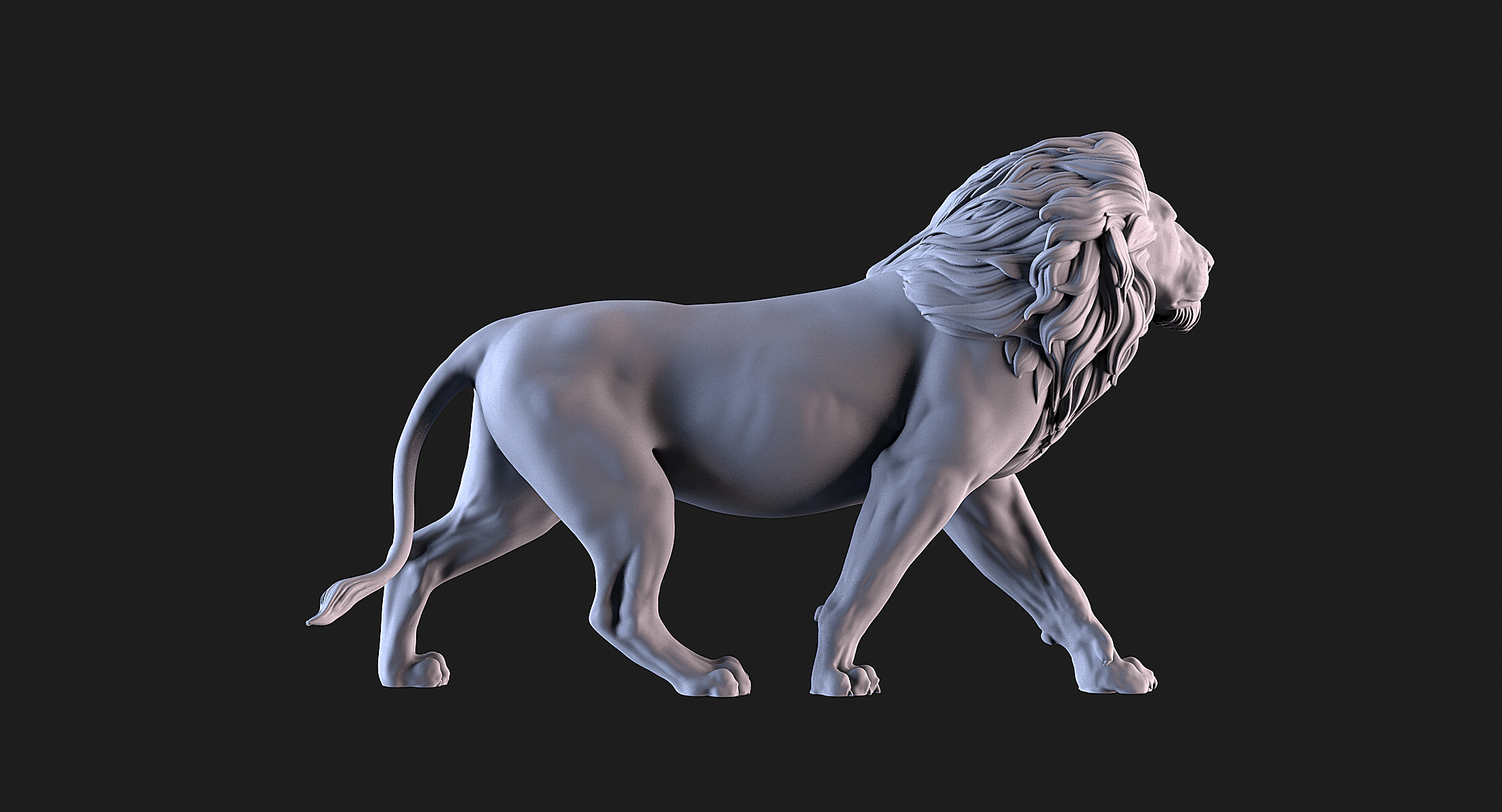 Lions 3D print model_5