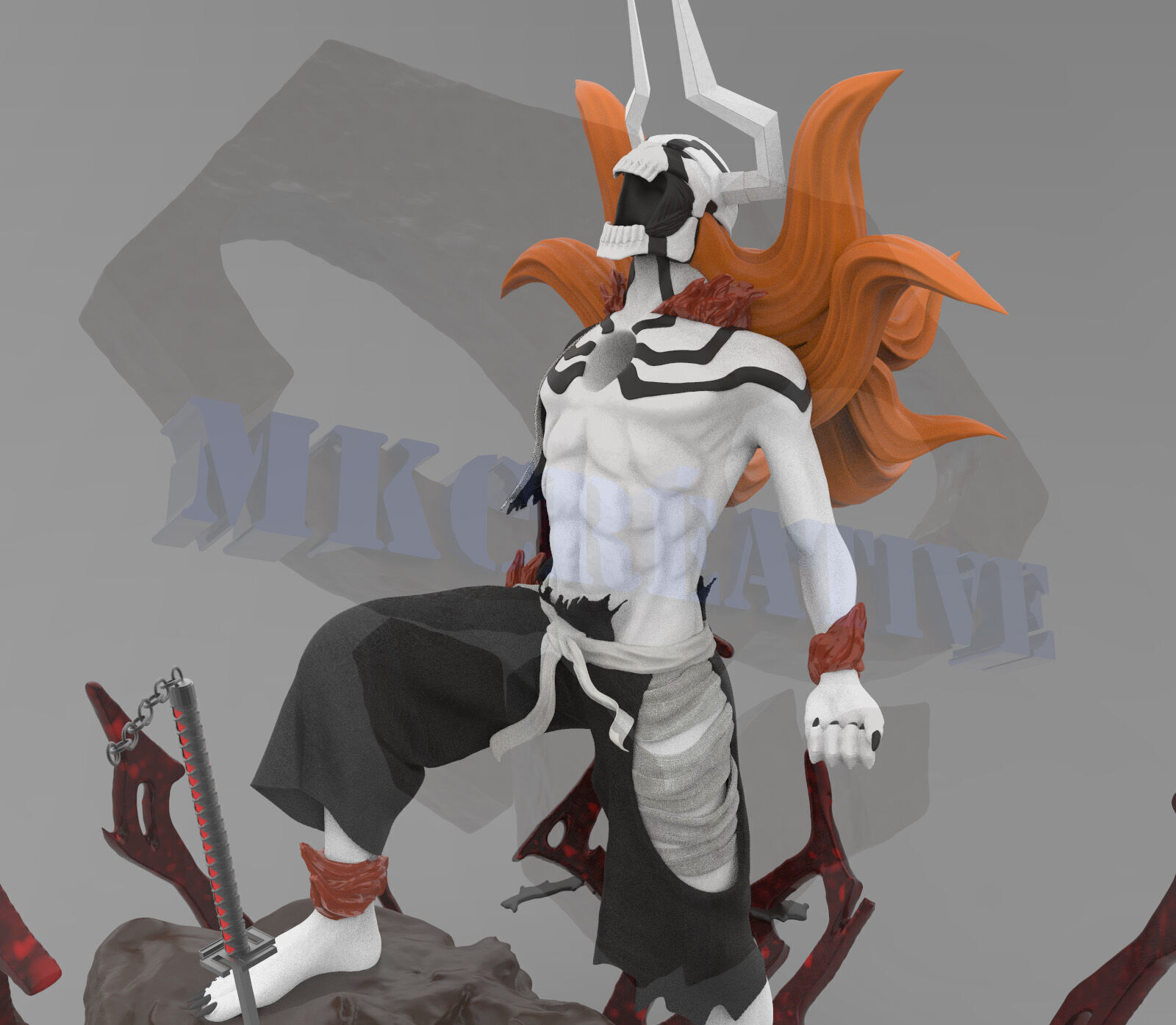 Ichigo Hollow Vaste Lorde 3D print model_4