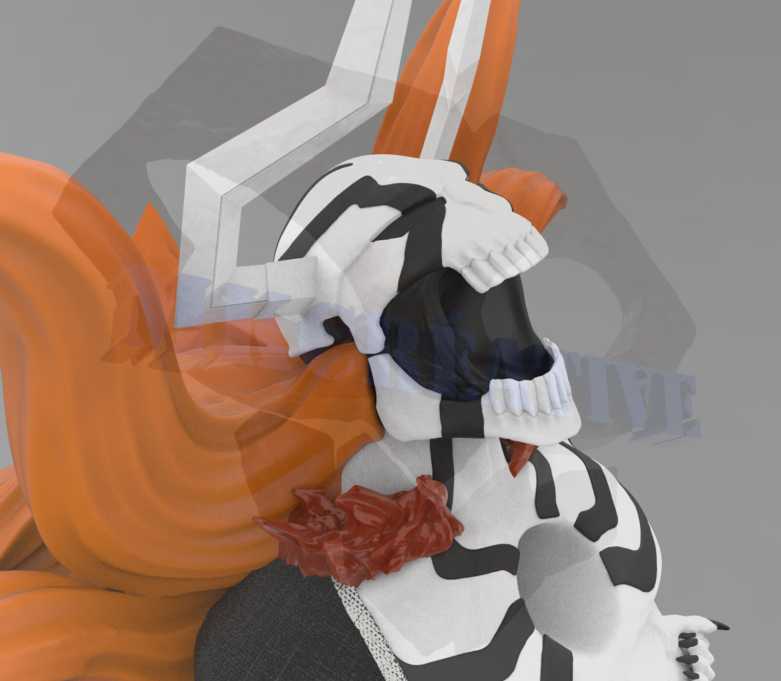 Ichigo Hollow Vaste Lorde 3D print model_2