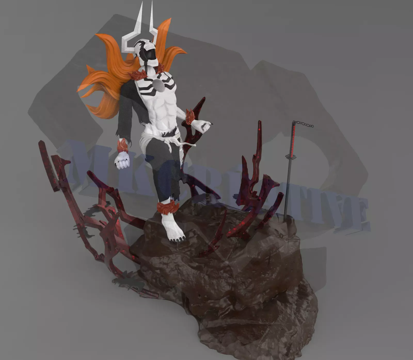 Ichigo Hollow Vaste Lorde 3D print model_0