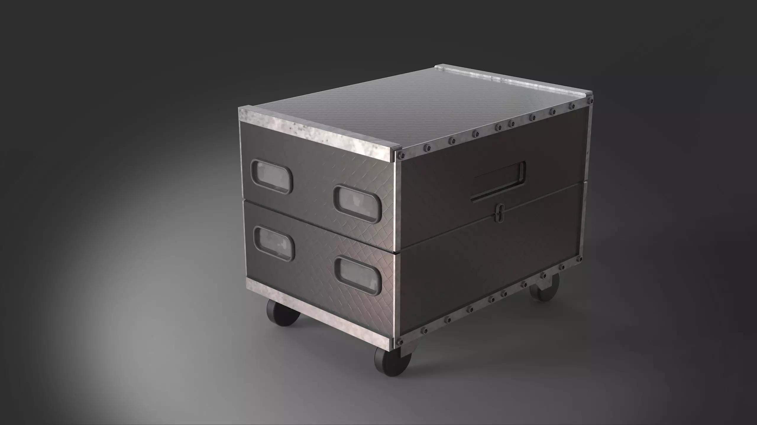 caseslant 8 vol flightcase 3D model_0