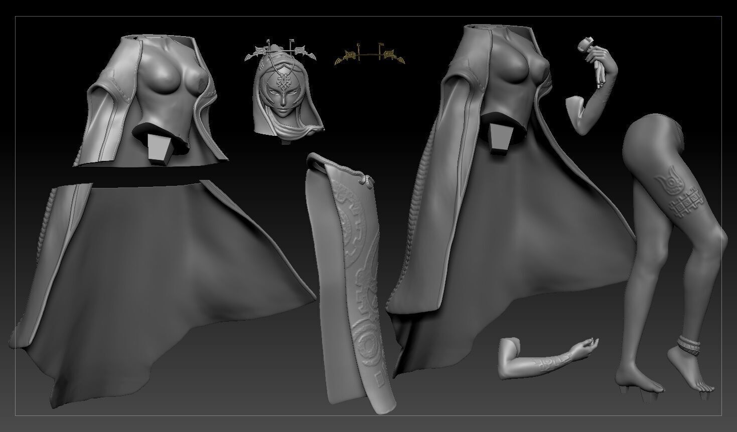 Midna Diorama 3D print model_9