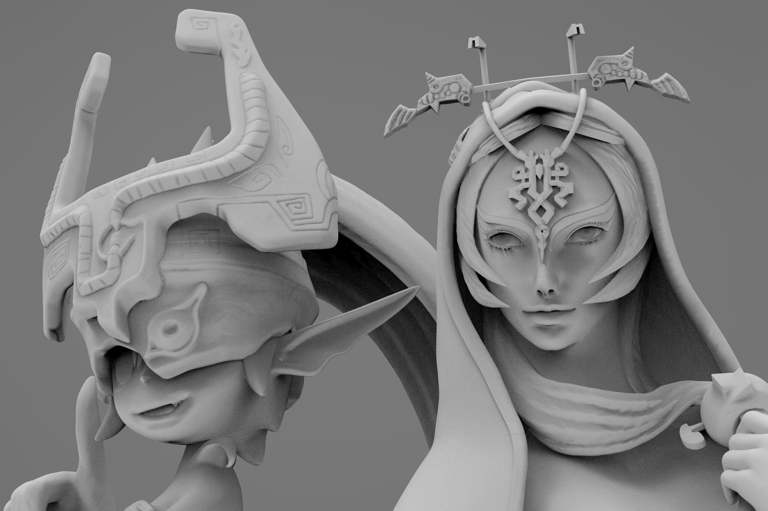Midna Diorama 3D print model_2