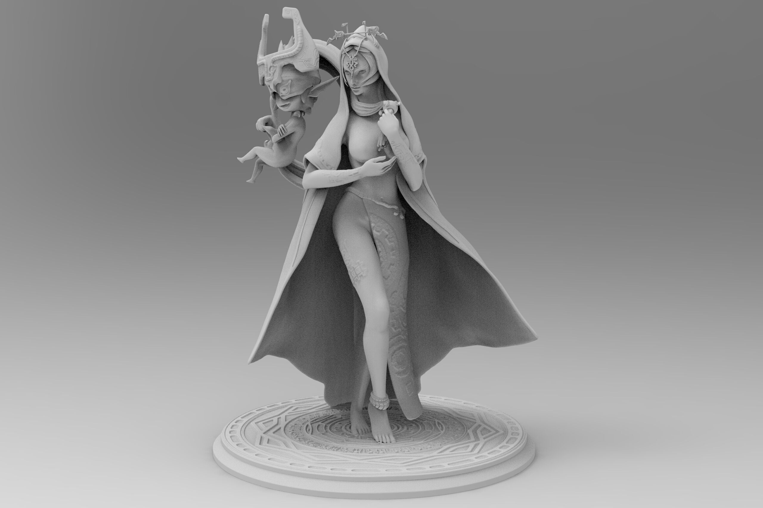 Midna Diorama 3D print model_4
