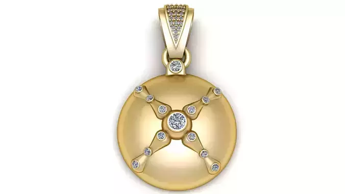 Solitaire  PANDANT 3D PRINTABLE MODAL 