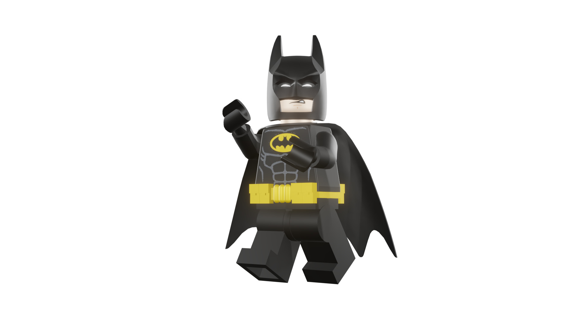 3D print minifigure - Batman V1 3D print model_2