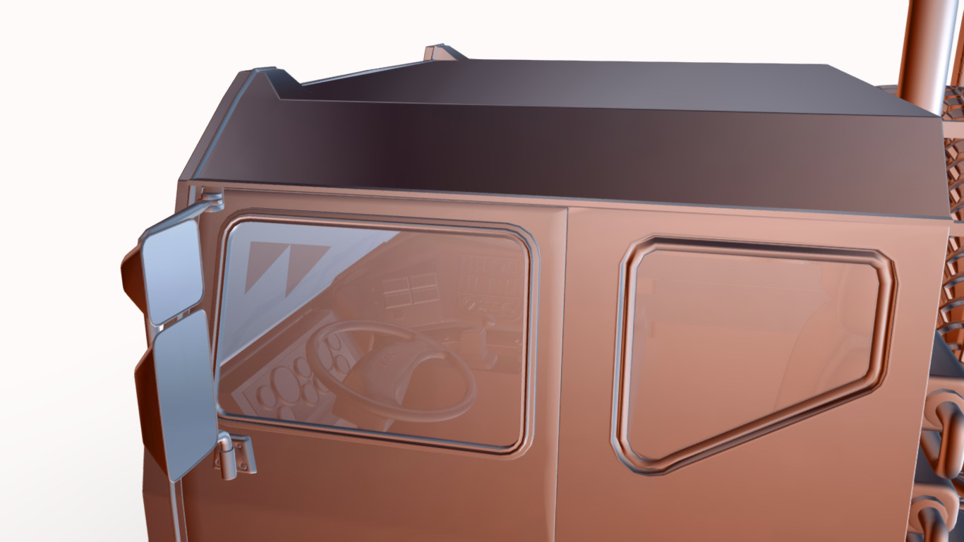 iveco 6x6 m250 Low-poly 3D model_23