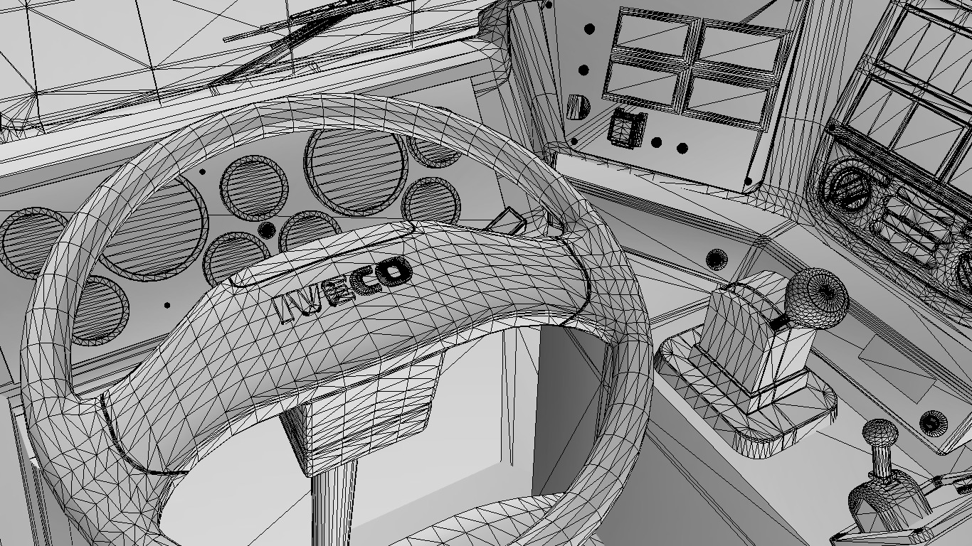 iveco 6x6 m250 Low-poly 3D model_10