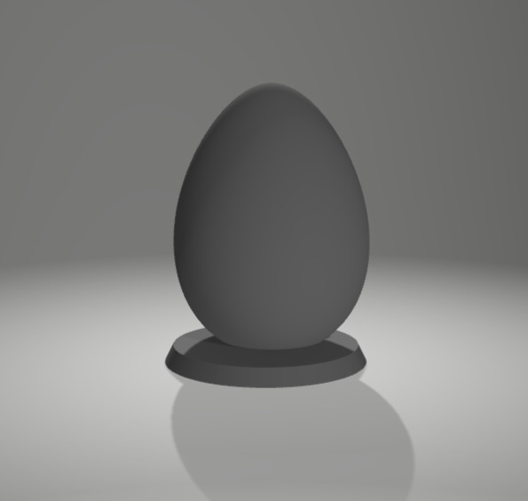 AcquaDragon Baby Sleeping inside an Egg 3D print model_3