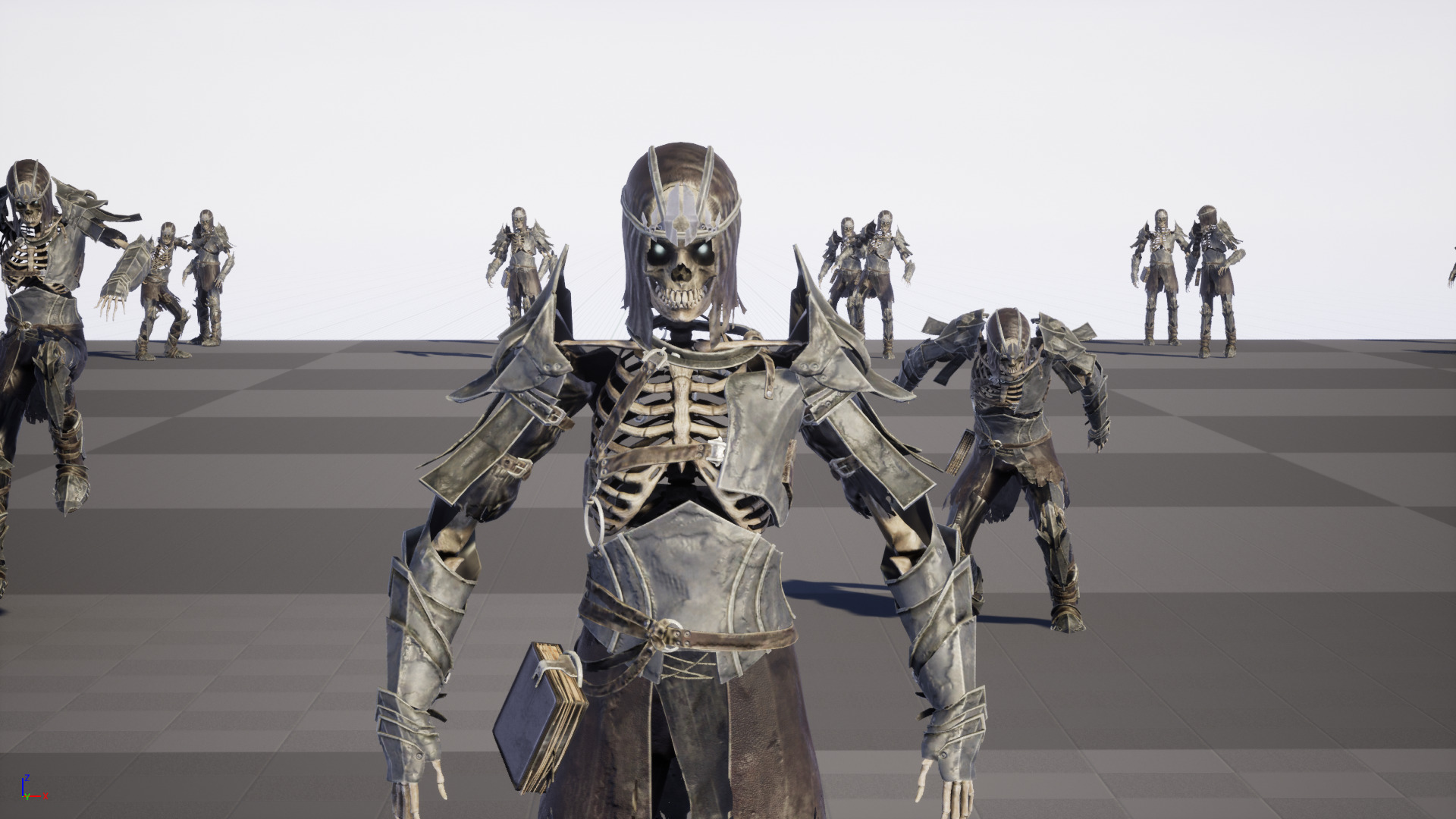 Skeleton 7 Low-poly 3D model_37
