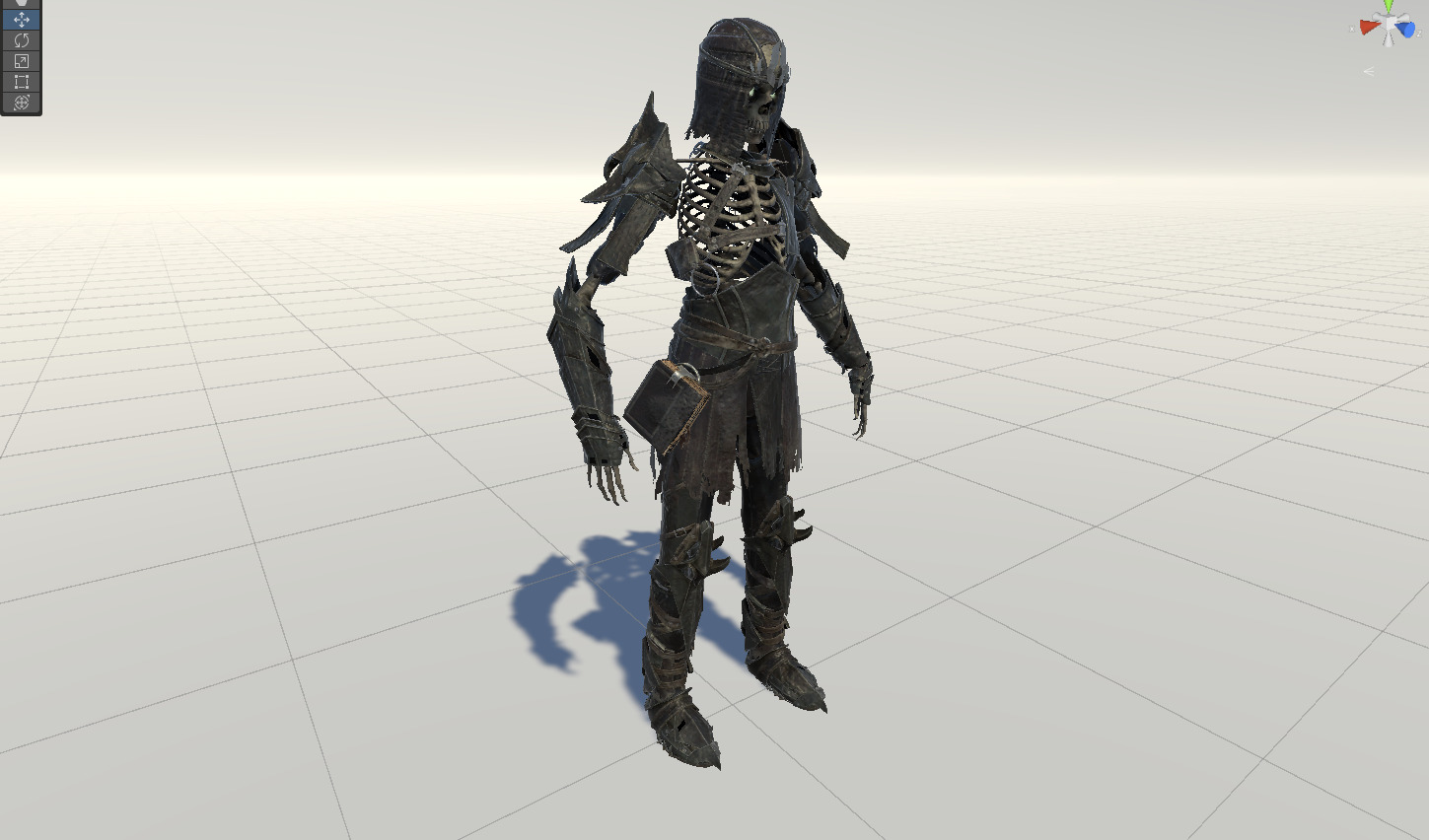 Skeleton 7 Low-poly 3D model_33