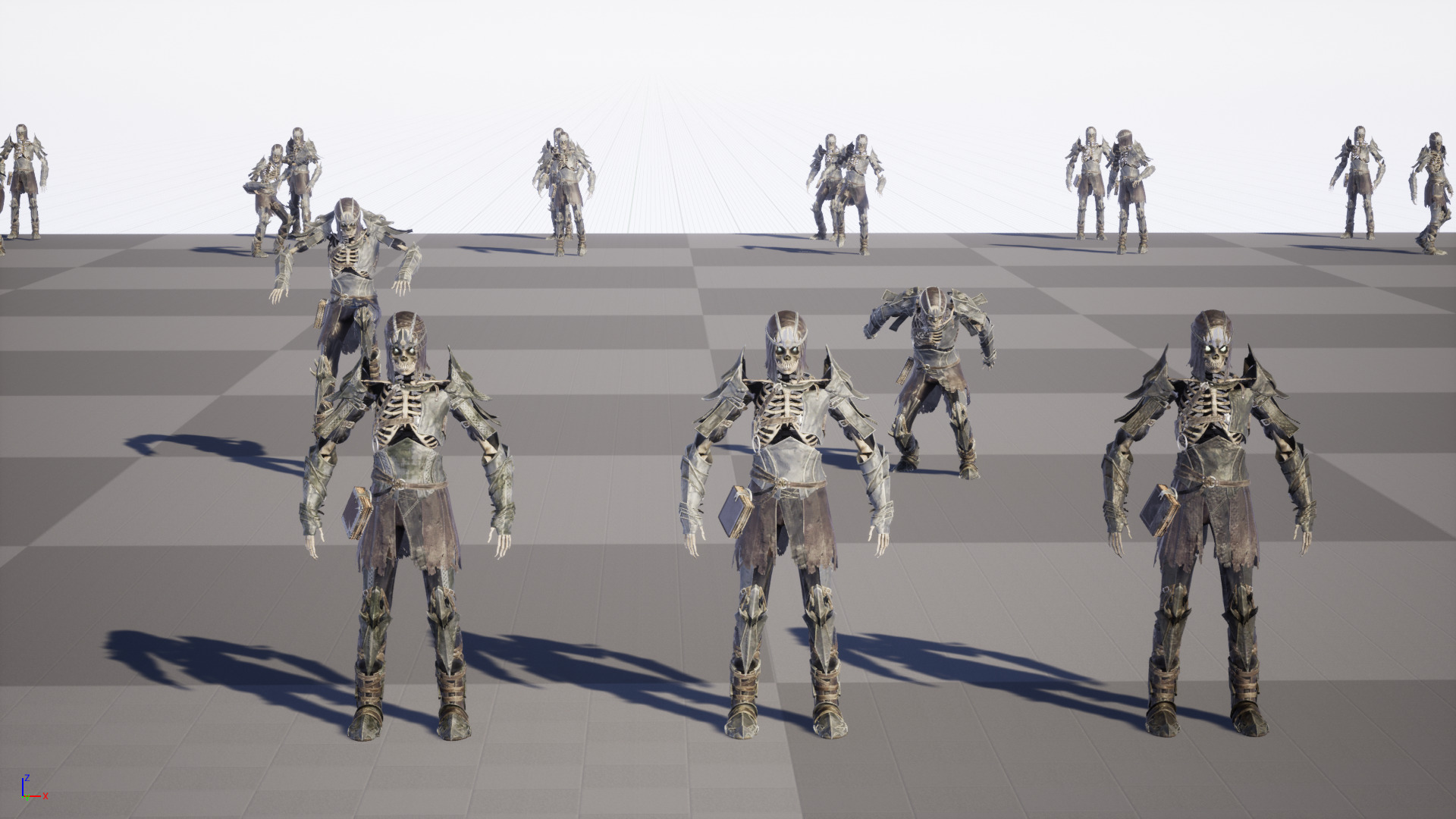 Skeleton 7 Low-poly 3D model_40