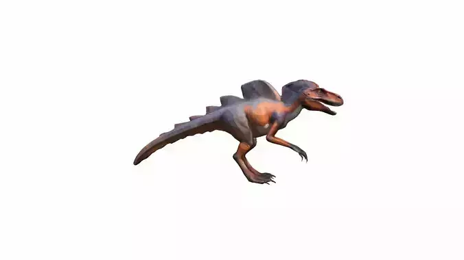 3d Model Deinonychus Dinosaur Jungle Live