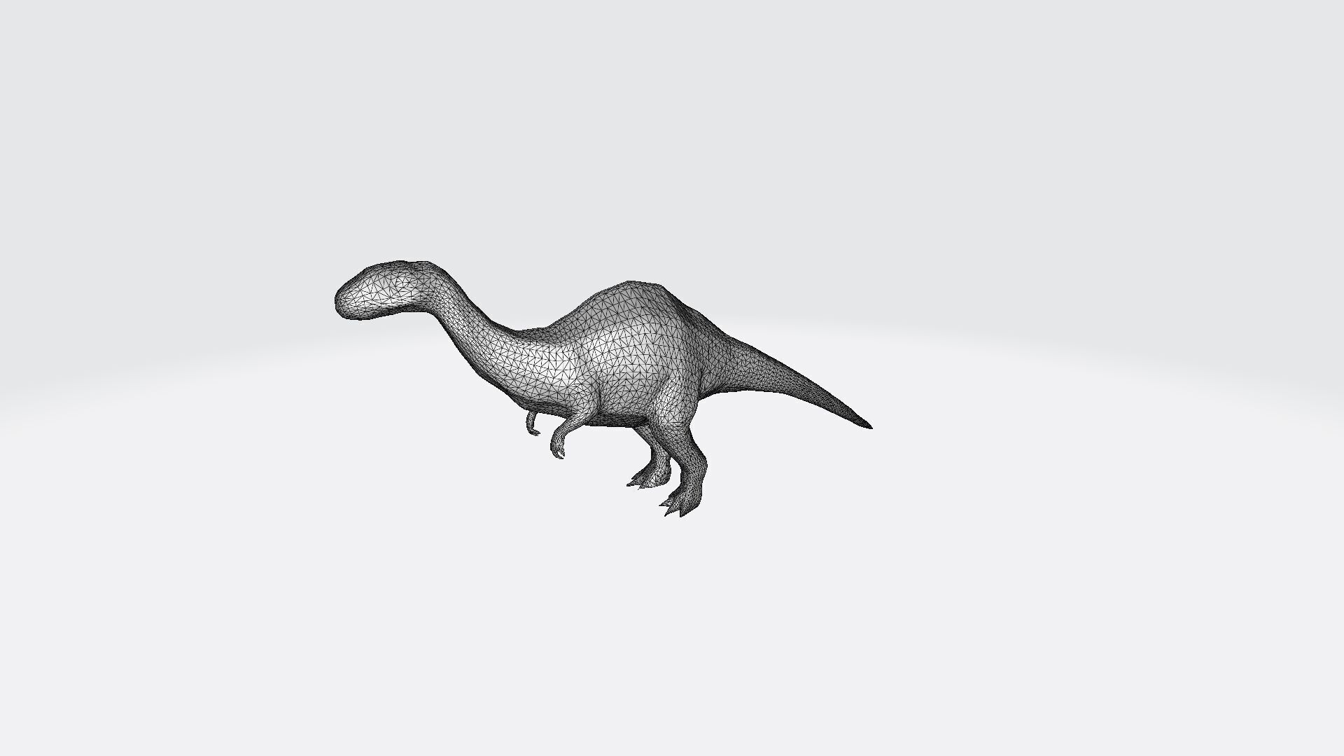 3d Model Edmontosaurus Big Dinosaur Animal Of Jurassic 3D model_7