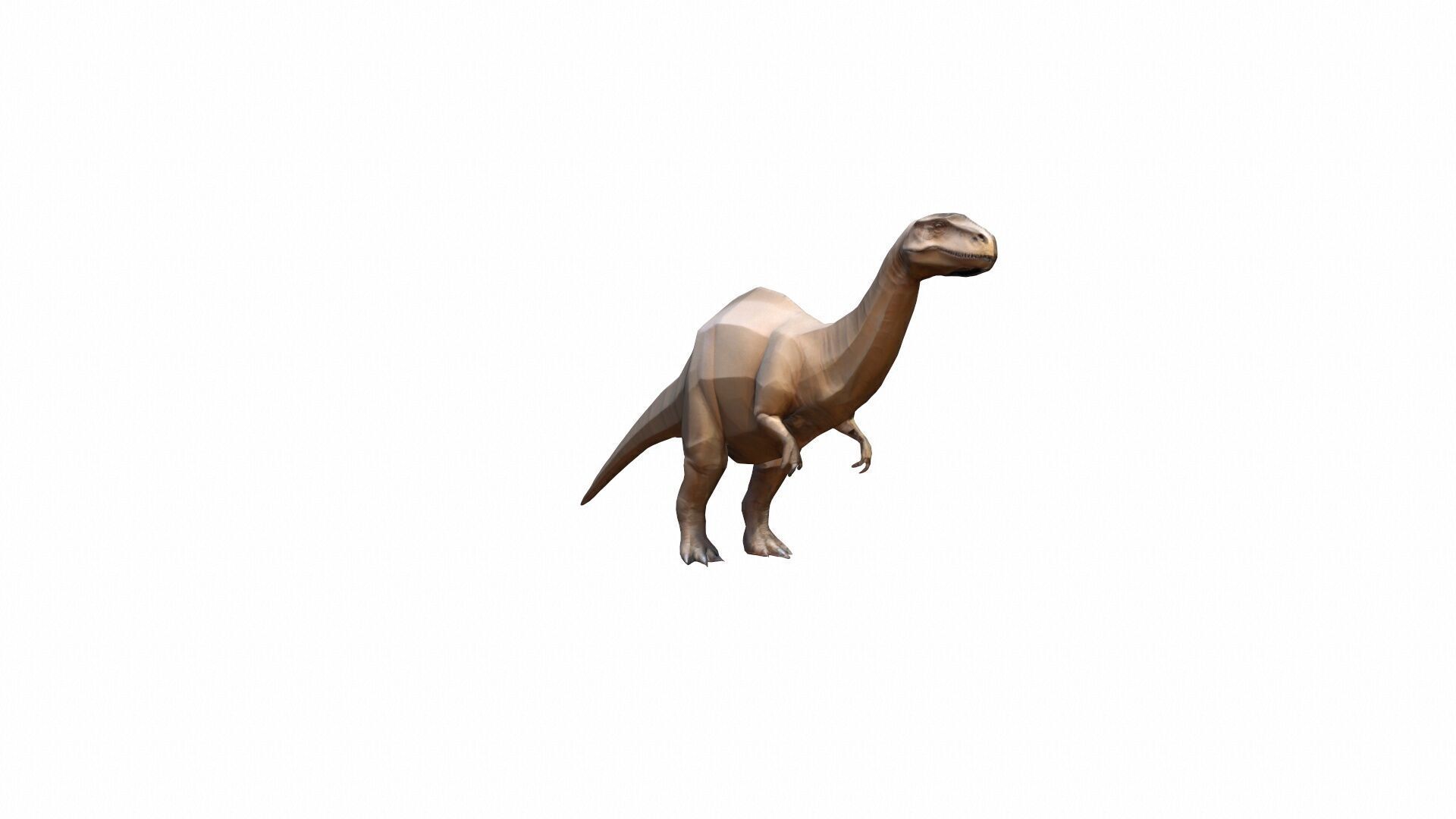 3d Model Edmontosaurus Big Dinosaur Animal Of Jurassic 3D model_3