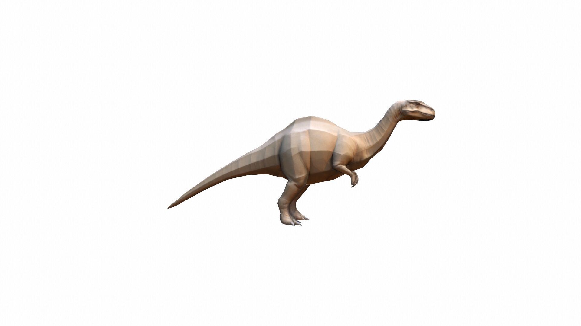 3d Model Edmontosaurus Big Dinosaur Animal Of Jurassic 3D model_2