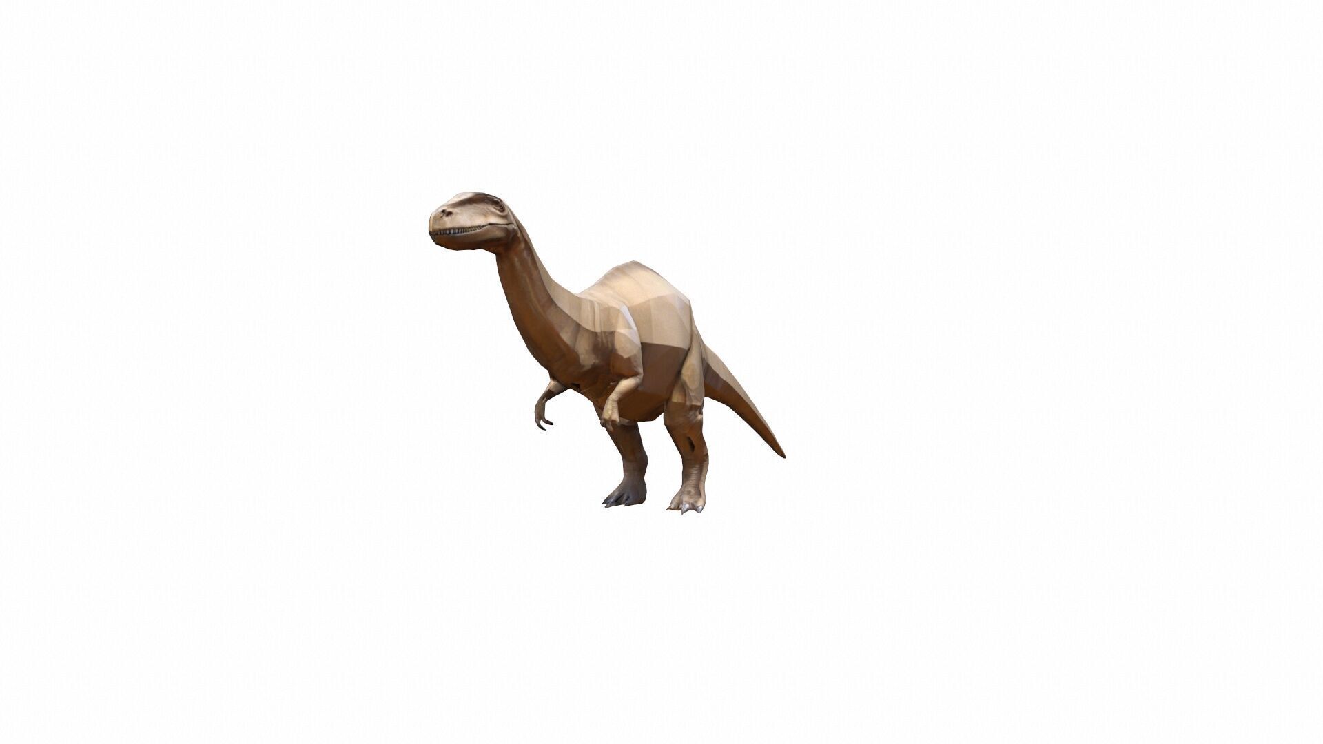 3d Model Edmontosaurus Big Dinosaur Animal Of Jurassic 3D model_4