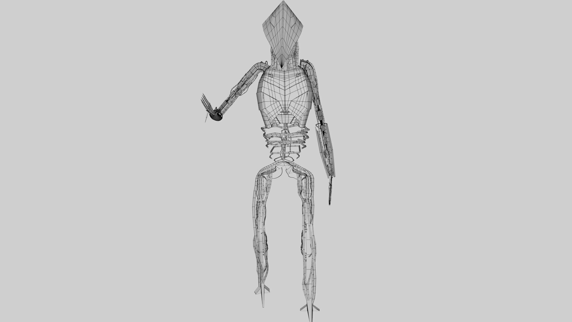 Am - I have no mouth and i must scream Low-poly 3D model_14