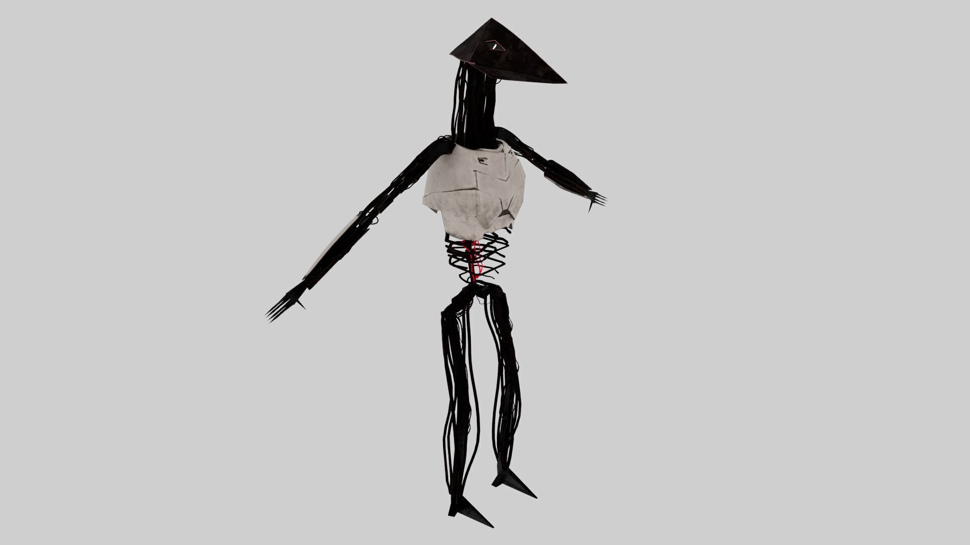 Am - I have no mouth and i must scream Low-poly 3D model_9