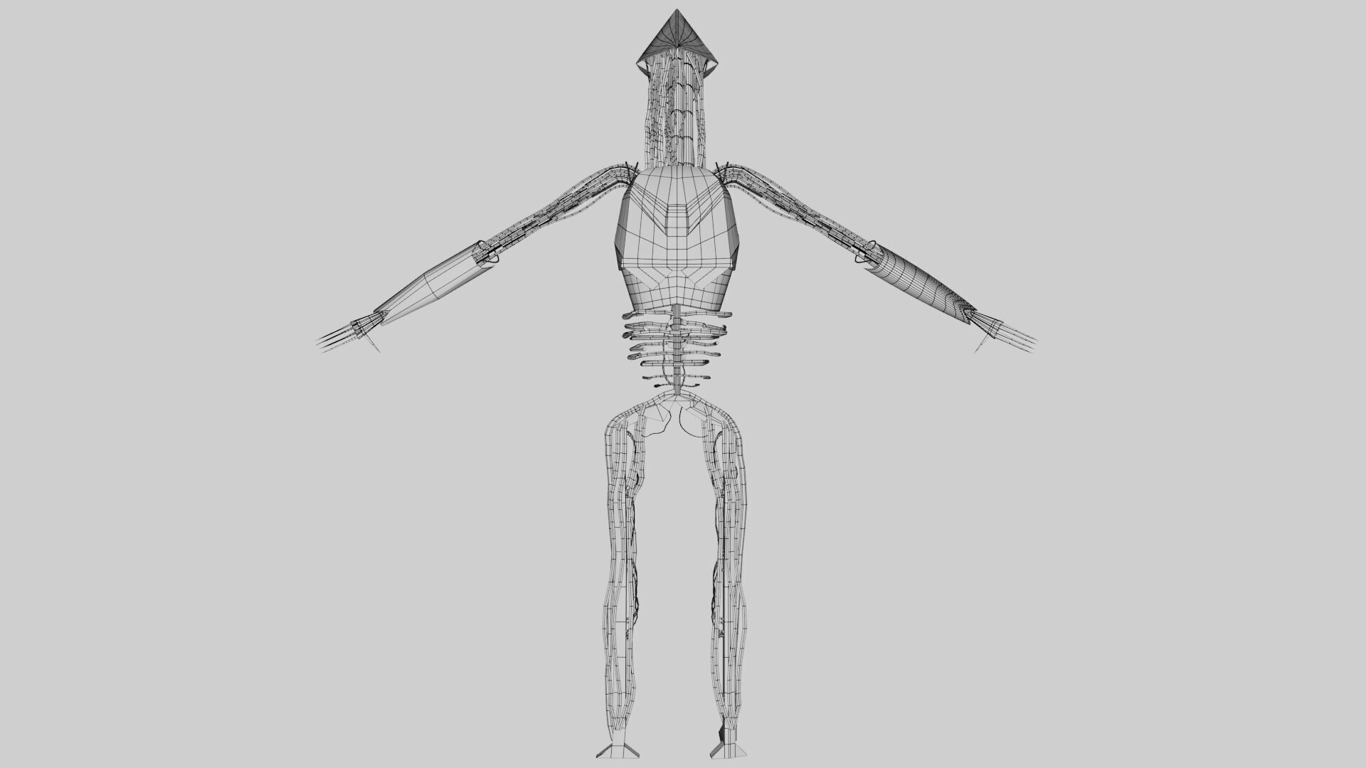 Am - I have no mouth and i must scream Low-poly 3D model_2