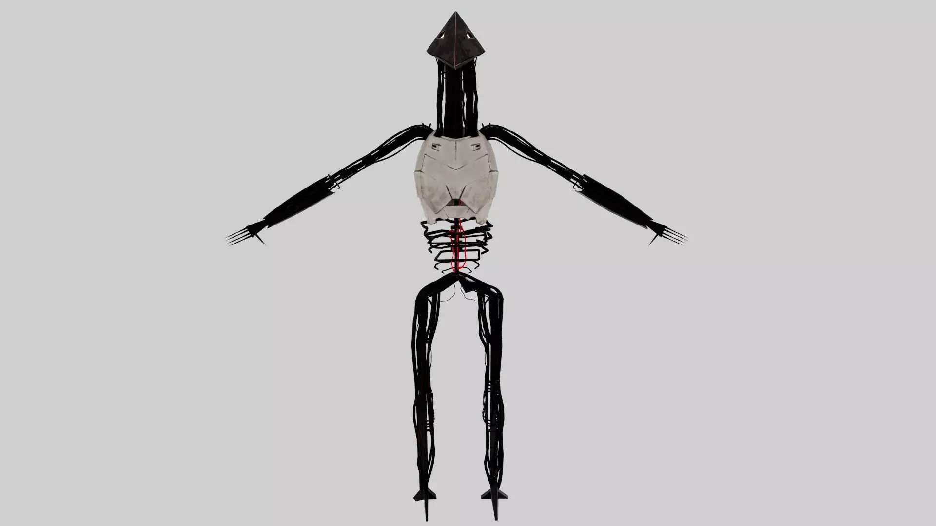 Am - I have no mouth and i must scream Low-poly 3D model_0