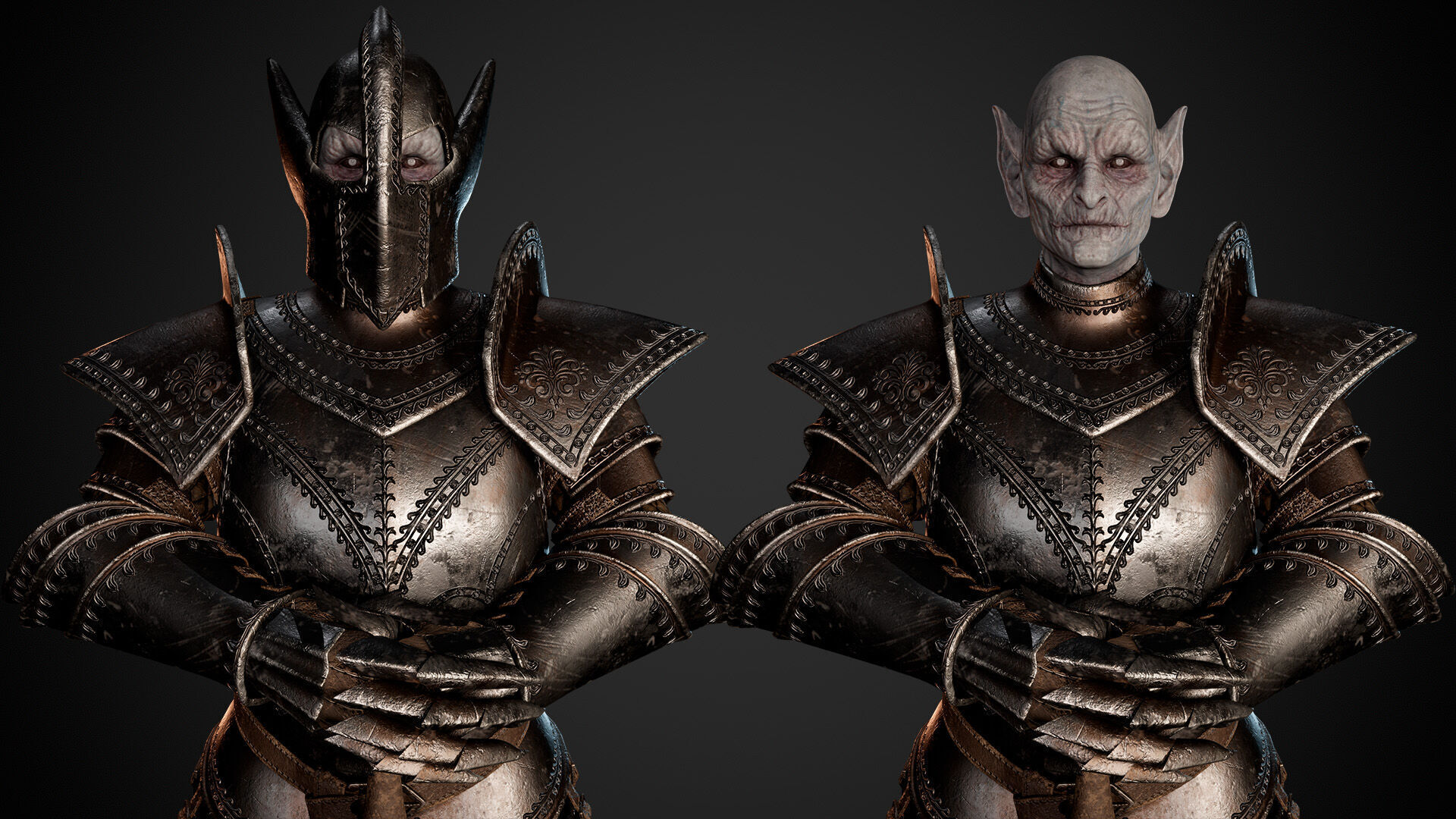 Vampire Lord Game-Ready Low-poly 3D model_7