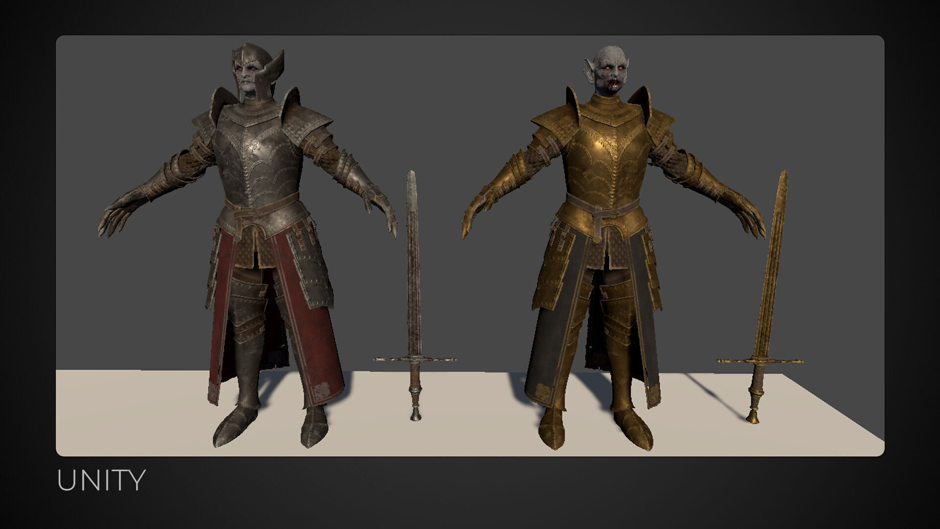 Vampire Lord Game-Ready Low-poly 3D model_16