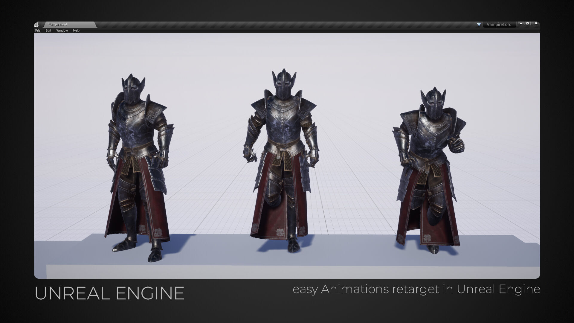 Vampire Lord Game-Ready Low-poly 3D model_14