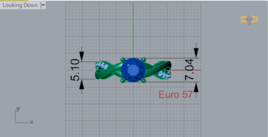 bride solitaire ring sr0076 3D print model_9