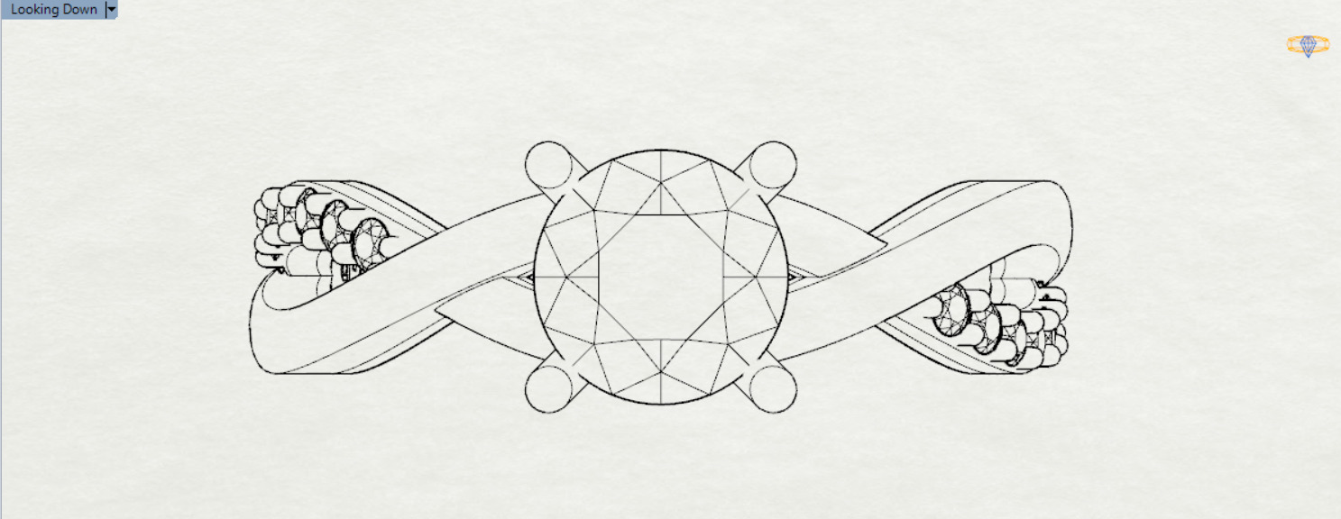 bride solitaire ring sr0076 3D print model_22