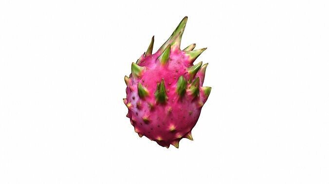 3d Model Dragon Is A Brightly Coloured Tropical Fruit  3D model 3