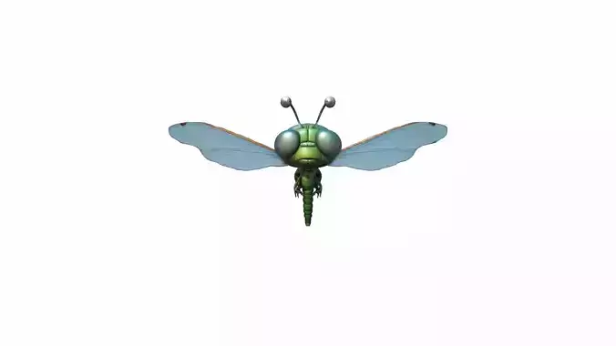 3d Model Dragonflies Are Fast-moving Insects 3D model