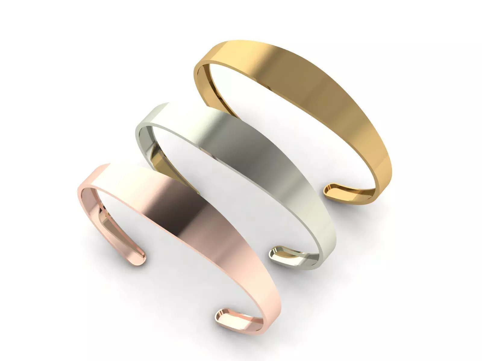 Simple bracelet suitable for engraving Free 3D print model