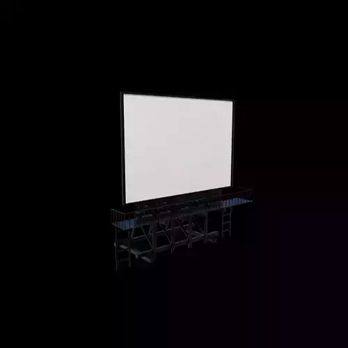  Rooftop Billboard 3D model