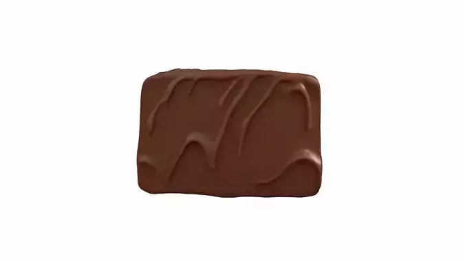 3d Model Delicious Homemade Chocolate Peanut Butter Fudge