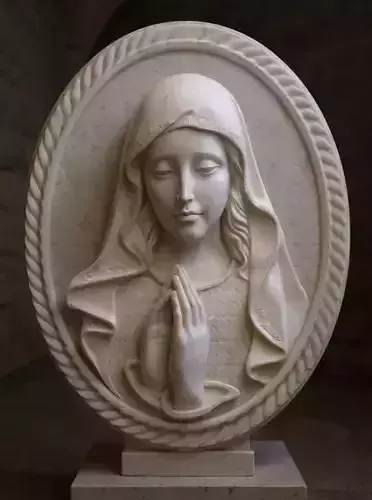  Virgin Mary Praying detailed