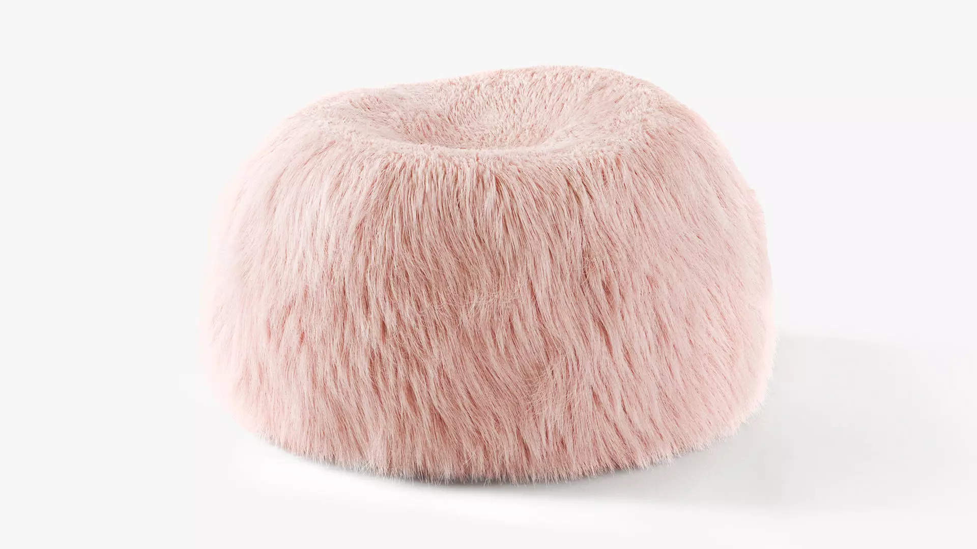 Himalayan Faux-fur Beanbag 3D model