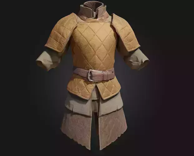 Quilted Guardian  Armor of Enduring Resolve Free 3D model