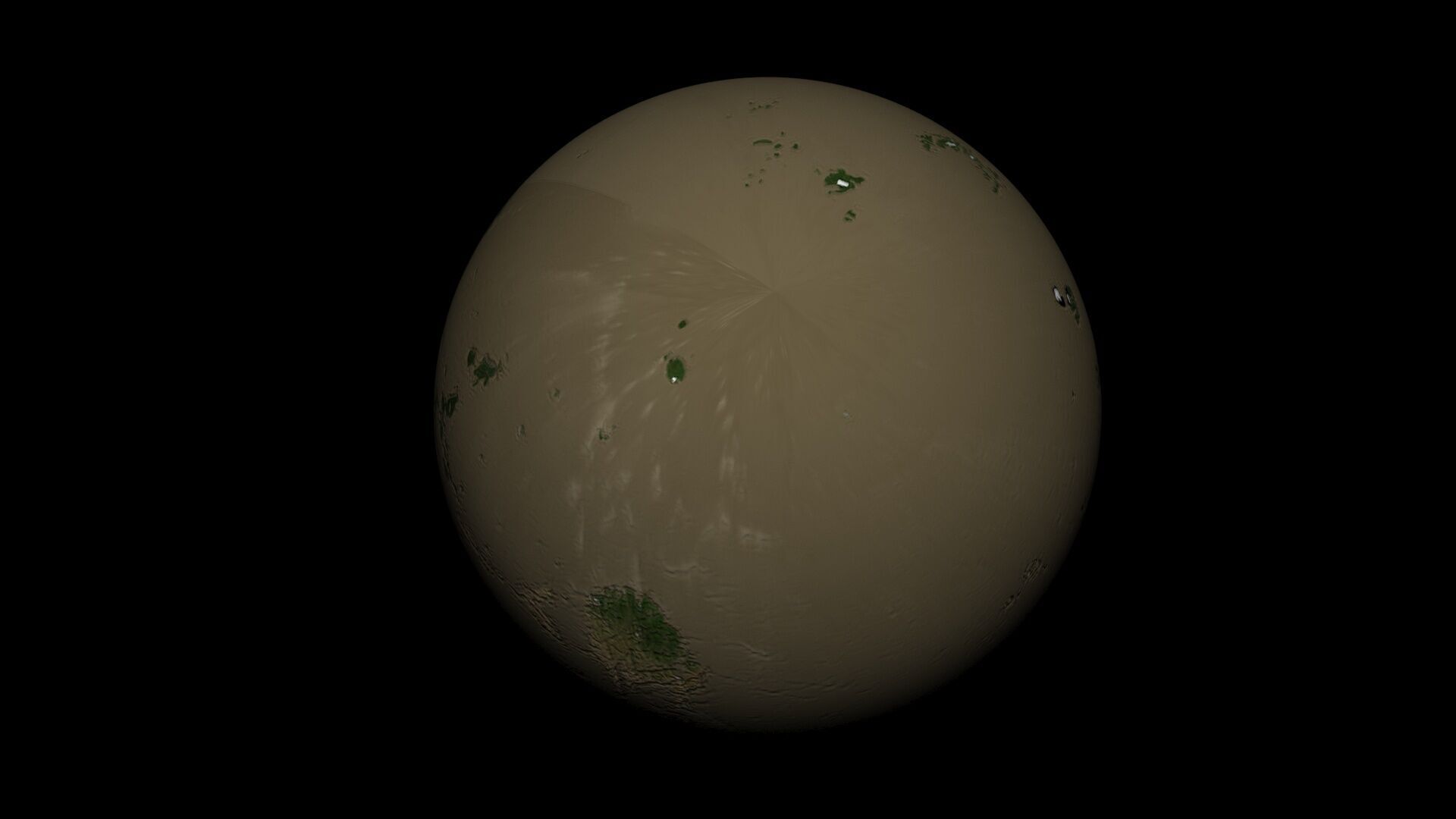 Terraformed Venus 3D model_9