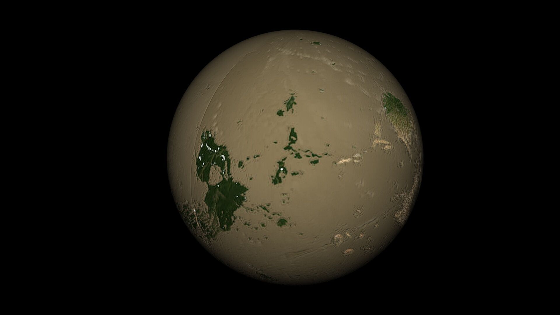 Terraformed Venus 3D model_6