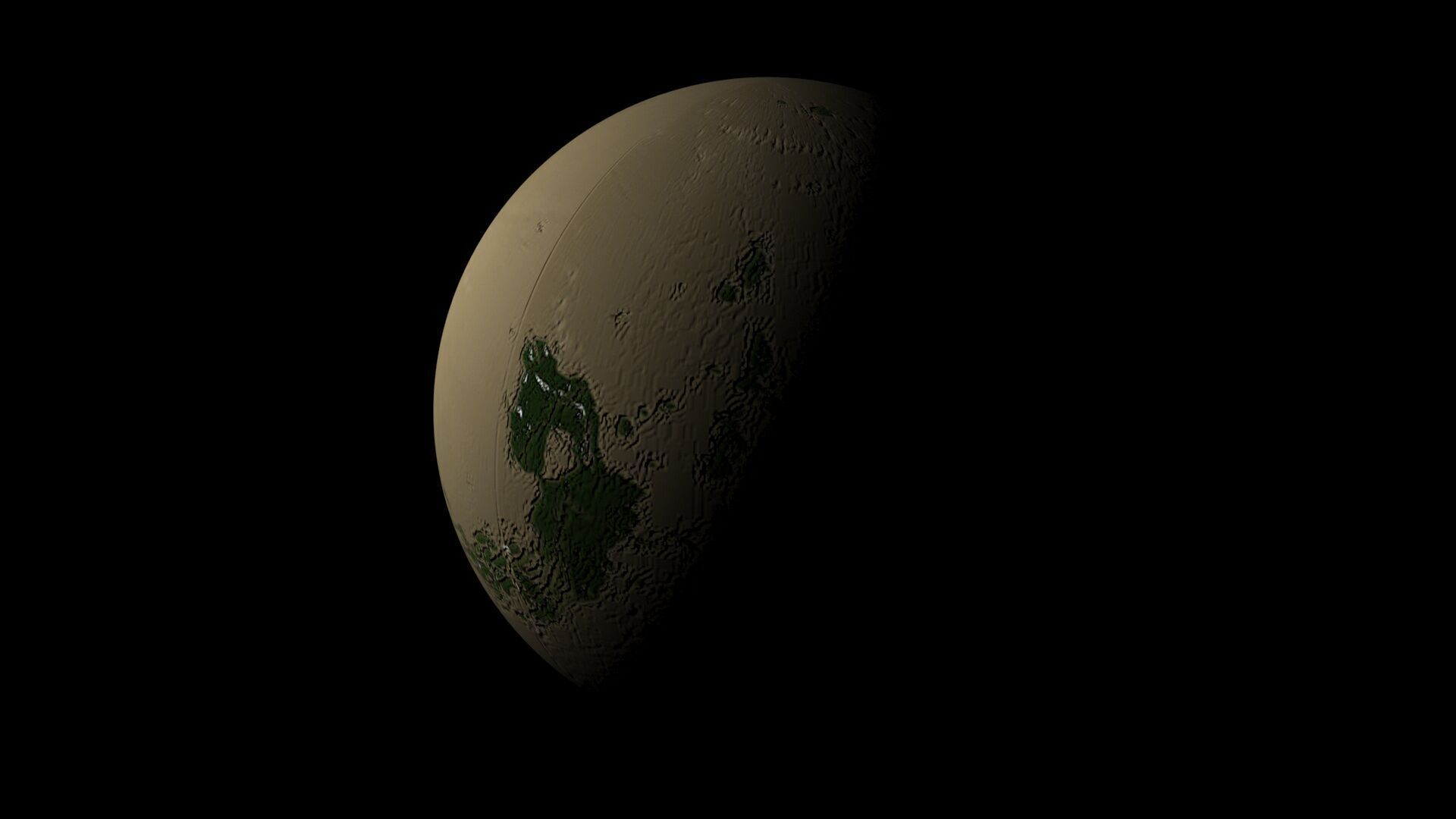 Terraformed Venus 3D model_5
