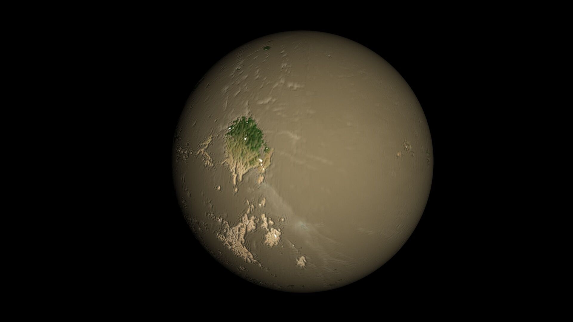 Terraformed Venus 3D model_8