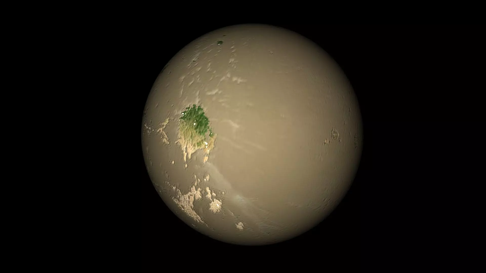 Terraformed Venus 3D model_0