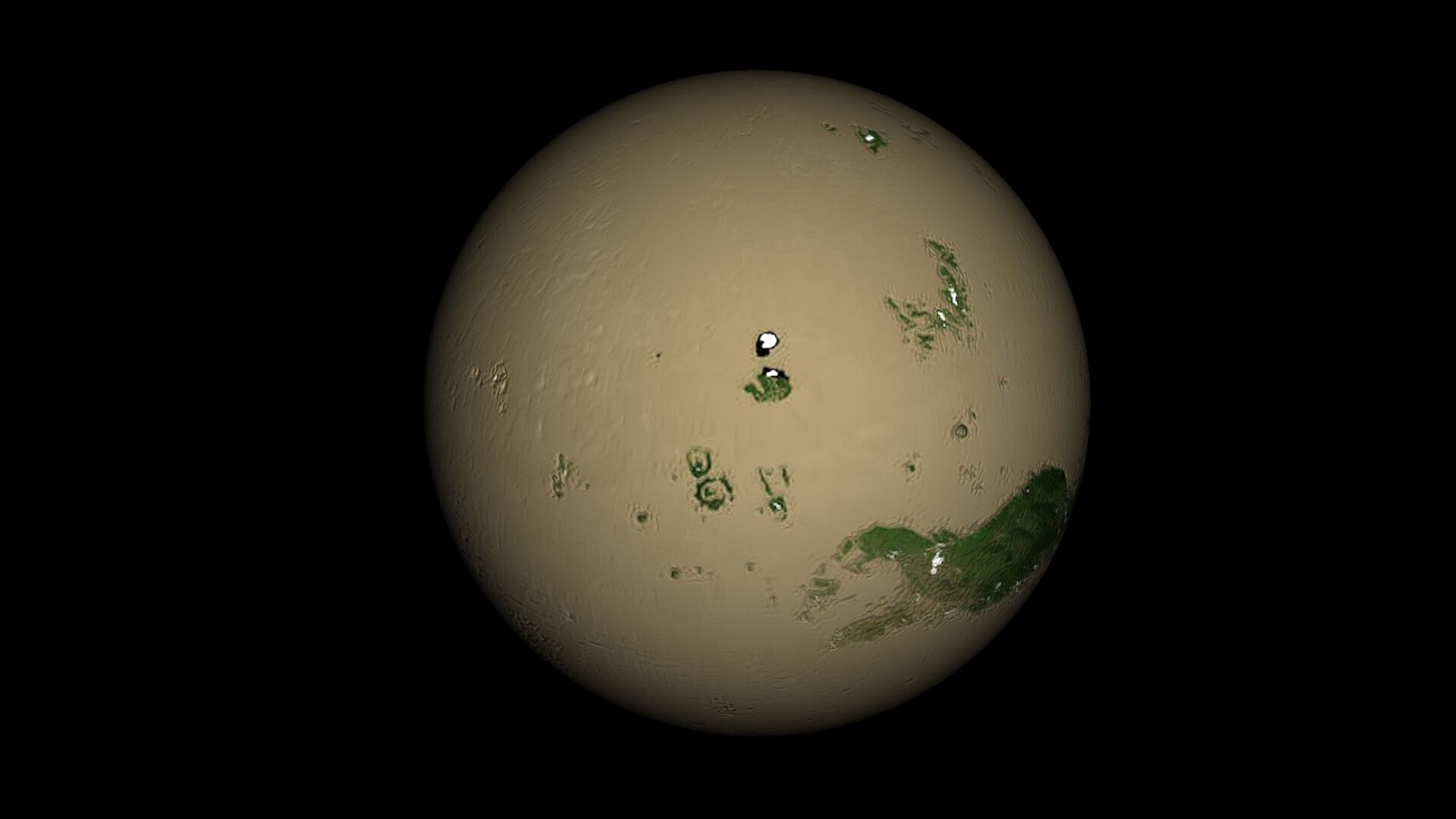 Terraformed Venus 3D model_2
