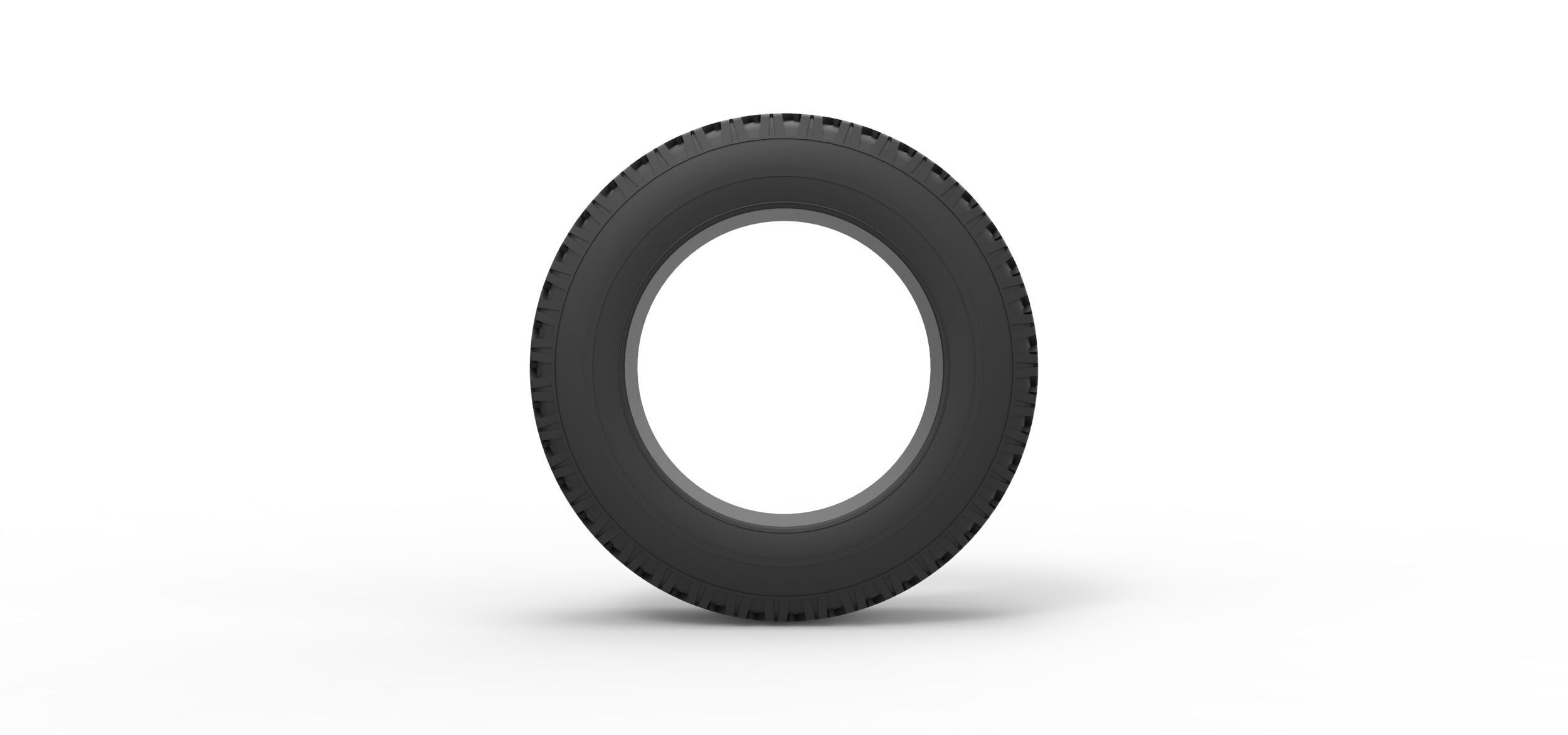 Offroad tire 137 Scale 1 to 25 3D print model_4