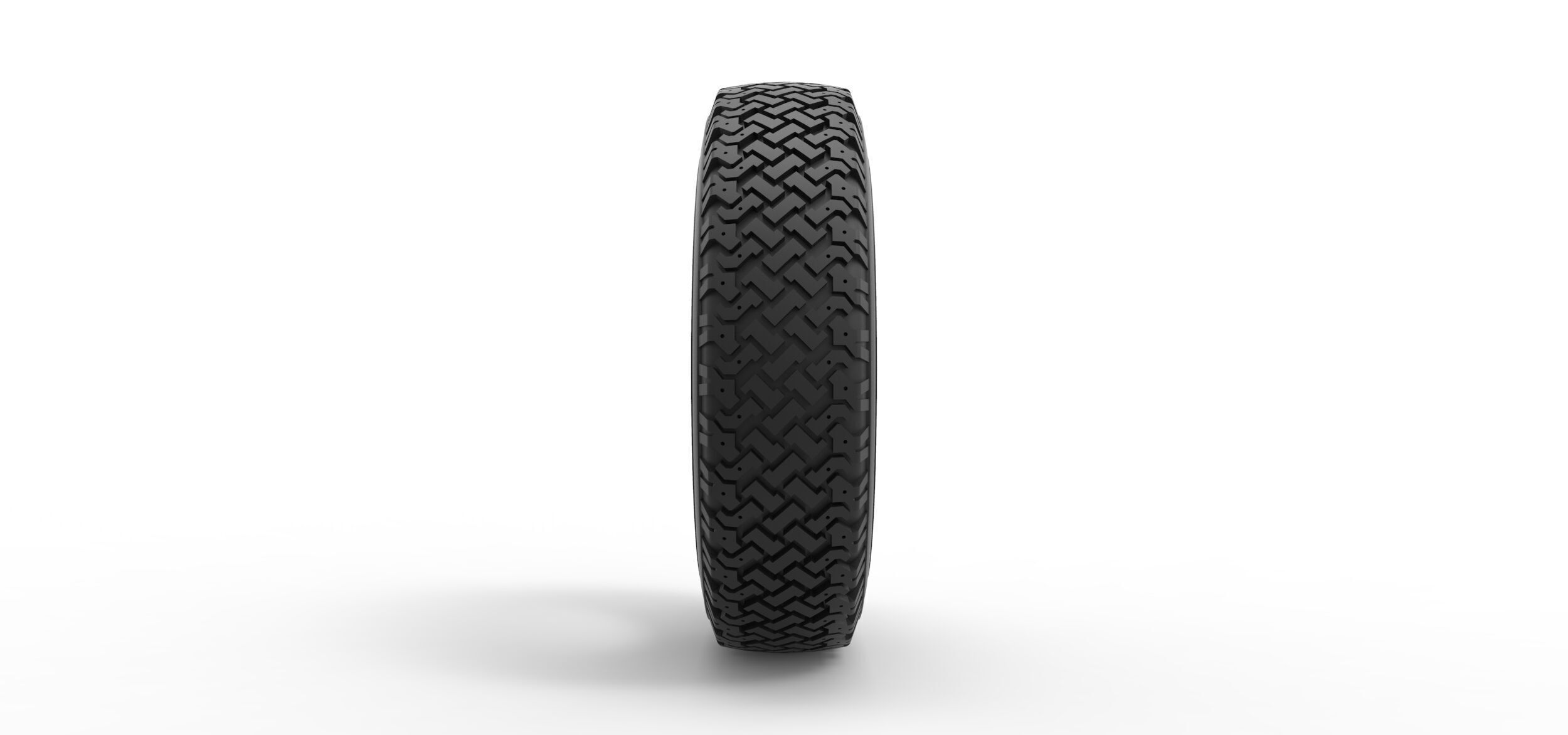 Offroad tire 137 Scale 1 to 25 3D print model_3