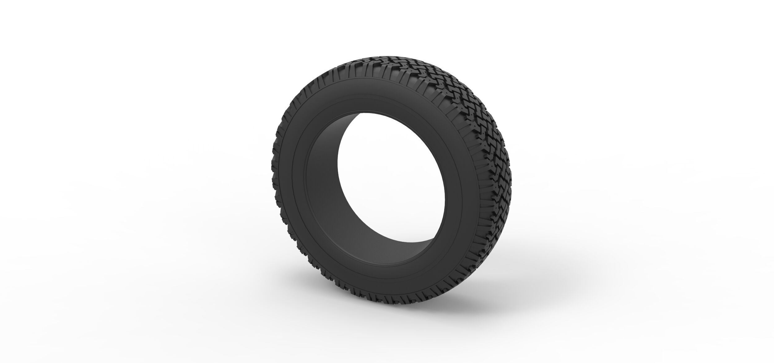 Offroad tire 137 Scale 1 to 25 3D print model_6