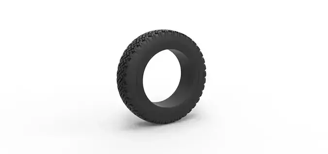 Offroad tire 137 Scale 1 to 25